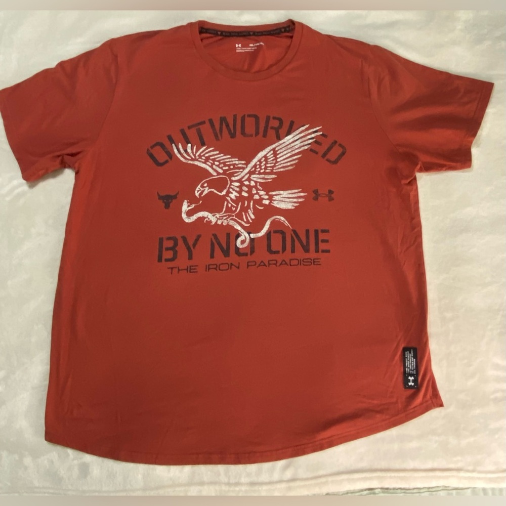Under Armour Project Rock Men’s Outworked Iron Paradise Training T-Shirt XXL